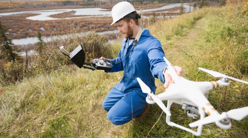 Man with drone